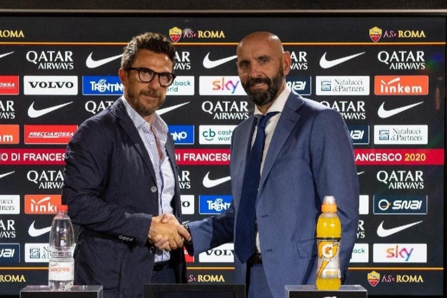 Eusebio Di Francesco e Monchi, di LaPresse