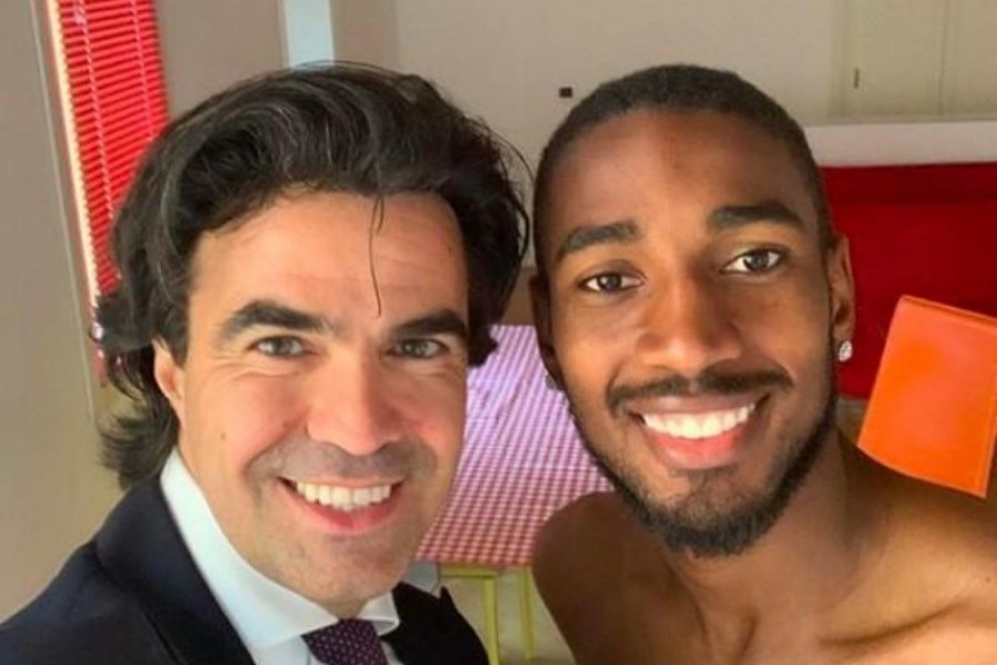 Federico Pastorello e Gerson (foto Instagram)