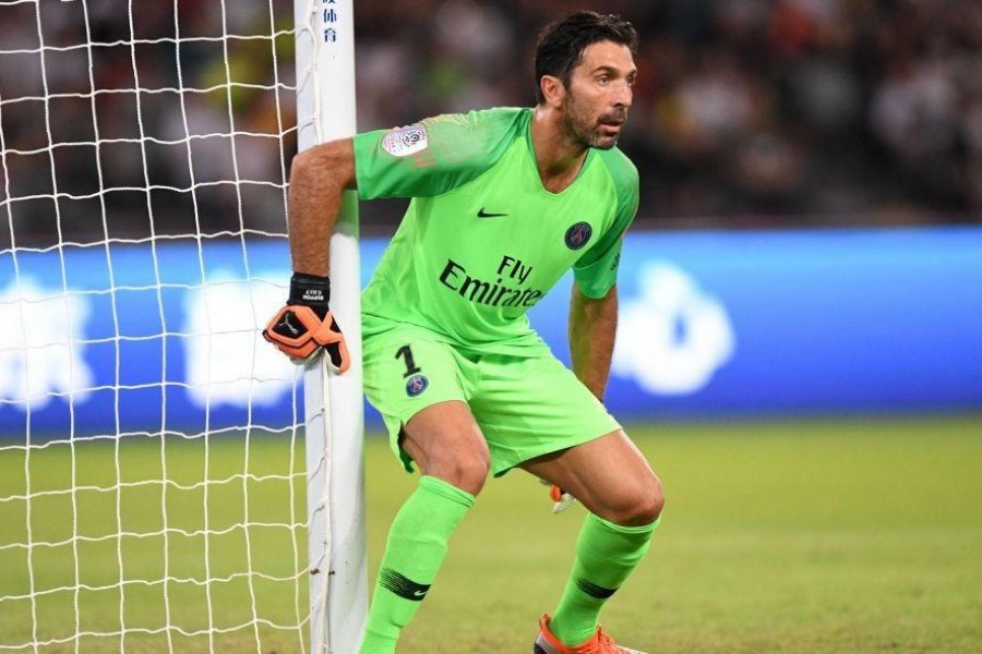 Gianluigi Buffon con il PSG