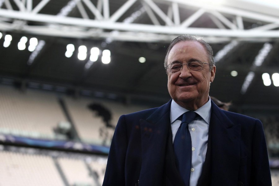 Il presidente del Real Madrid Florentino Perez