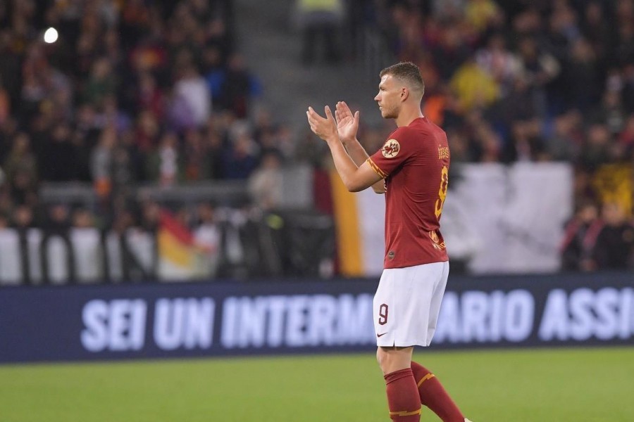 Edin Dzeko pronto a salutare la Roma, di LaPresse