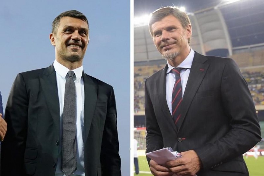 Paolo Maldini e Zvonimir Boban: oggi il Milan ha ufficializzato i loro nuovi incarichi, di LaPresse