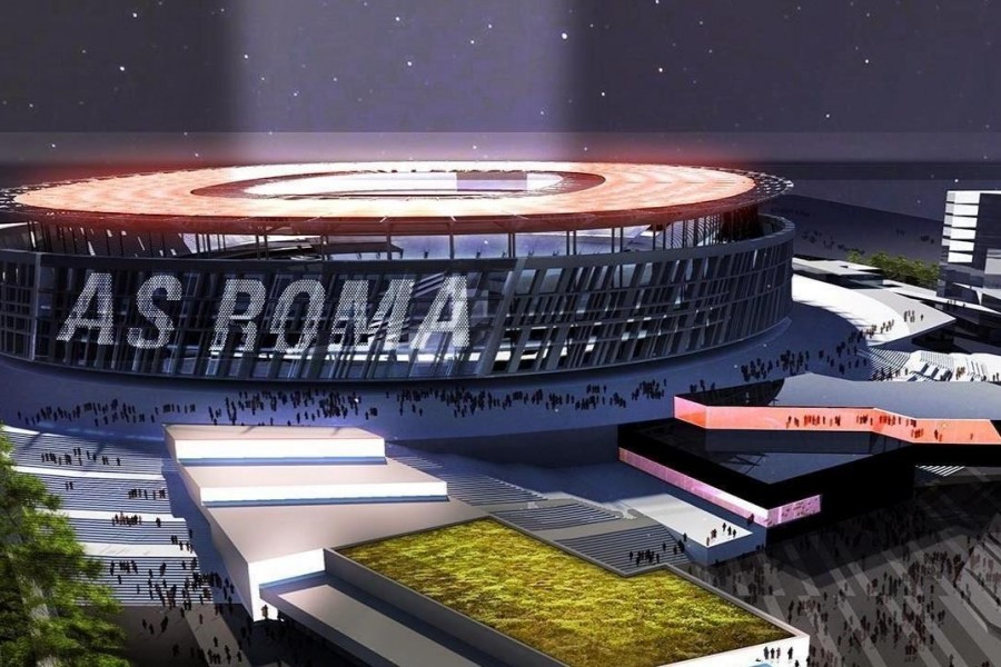 Lo stadio della Roma