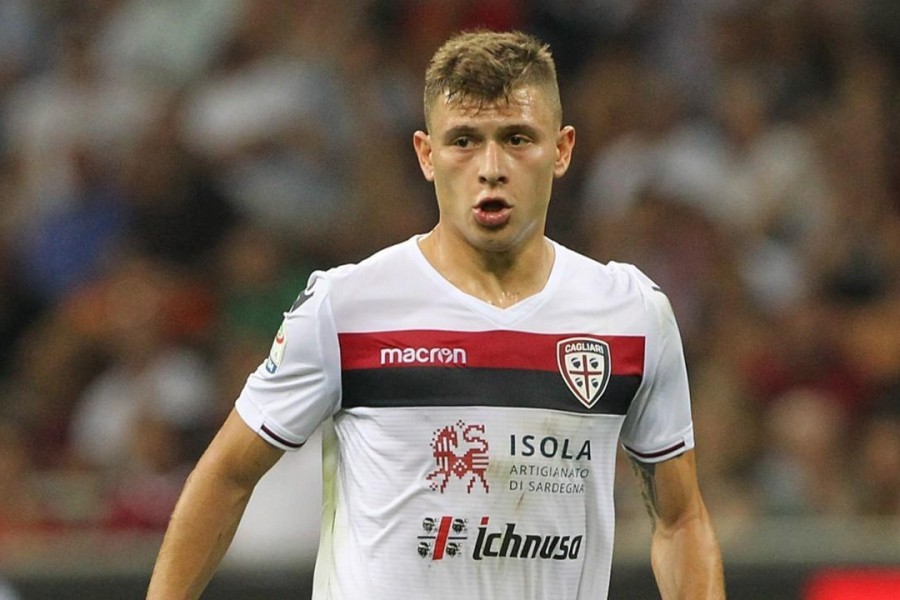 Nicolò Barella, centrocampista del Cagliari, attualmente impegnato nell'Europeo Under 21