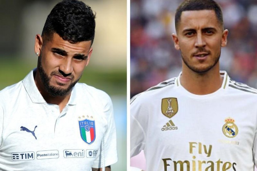 Emerson Palmieri e Eden Hazard, di LaPresse