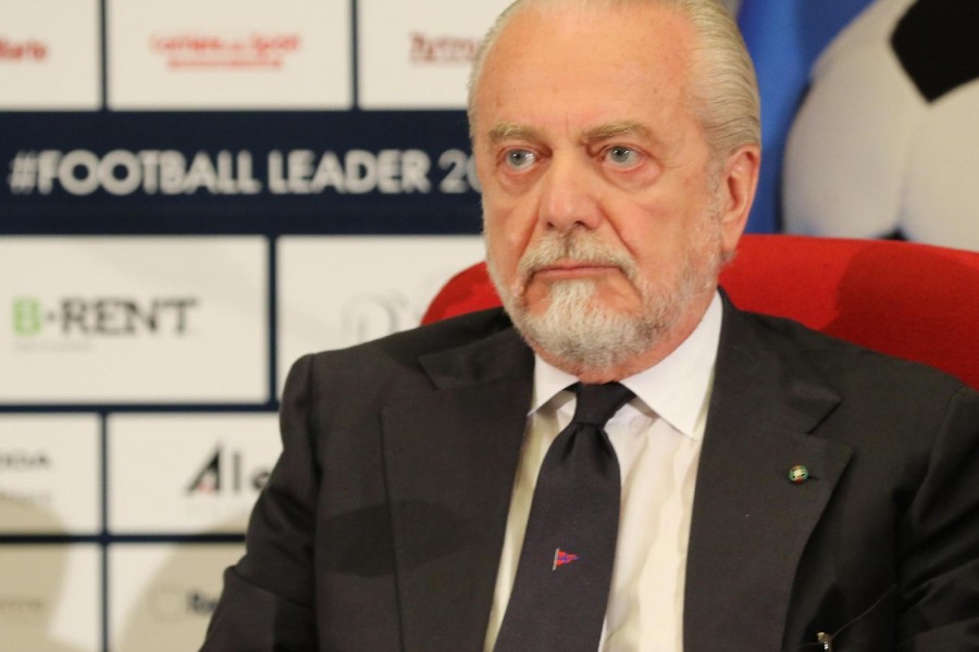 Il presidente del Napoli Aurelio De Laurentiis, di LaPresse