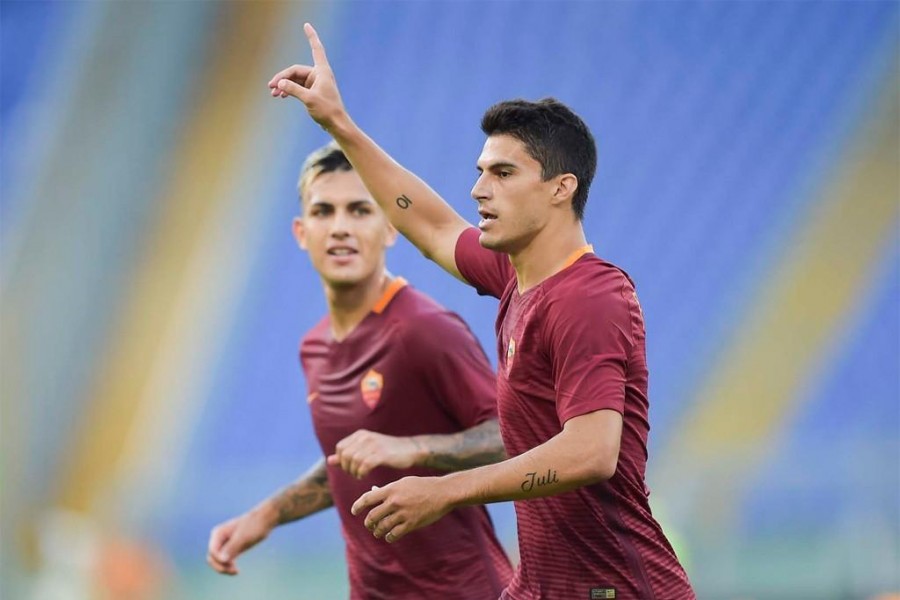 Perotti e Paredes con la Roma nella stagione 2016/2017