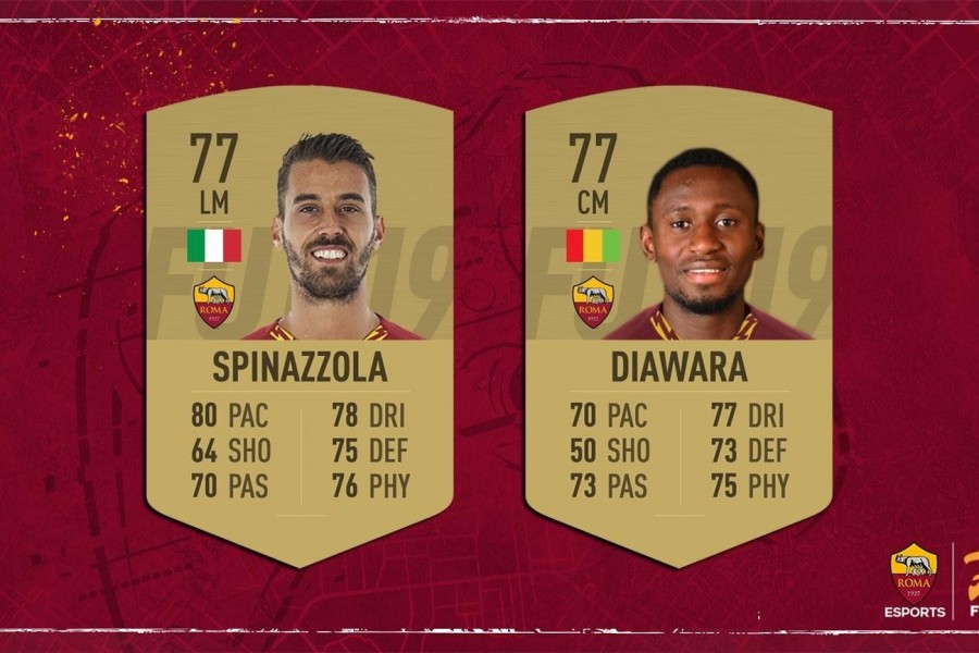 Le carte di Spinazzola e Diawata (@RomaFnatic)