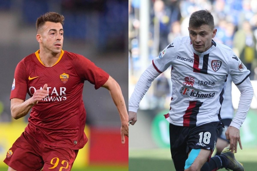 El Shaarawy e Barella, i due calciatori sono al centro del mercato, di LaPresse