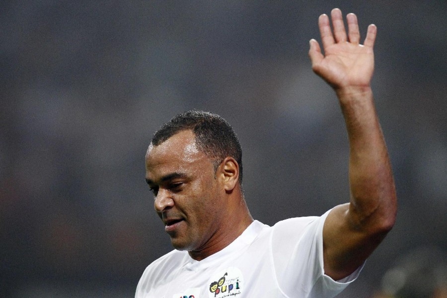 Cafu, campione d'Italia con la Roma, di LaPresse