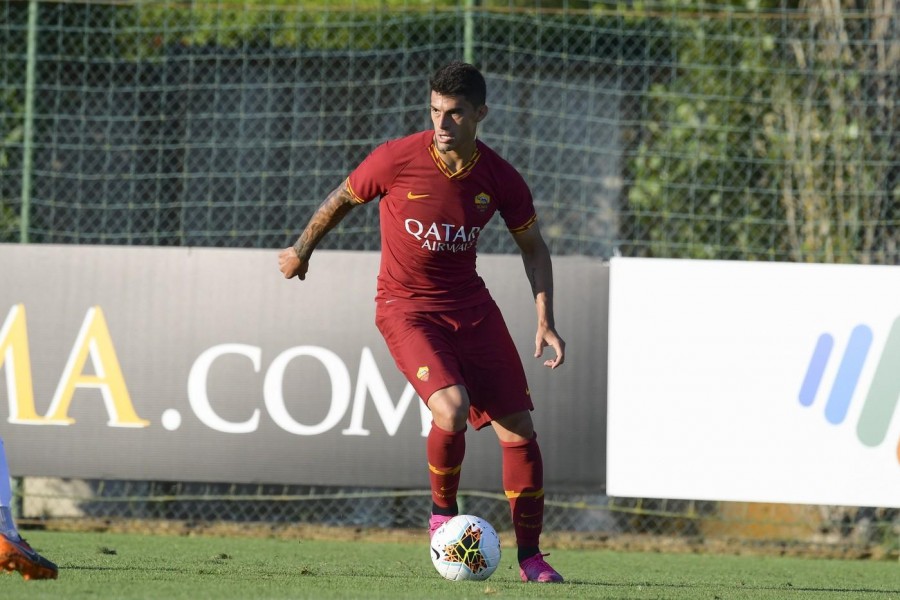 Diego Perotti, attaccante esterno giallorosso 31enne, di LaPresse