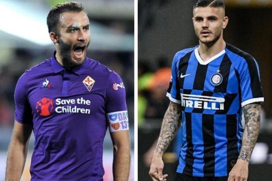 German Pezzella e Mauro Icardi, di LaPresse