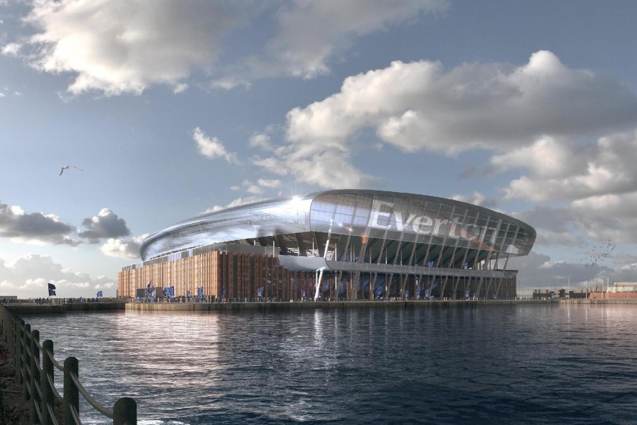 Le foto del nuovo stadio dell'Everton (@Everton)