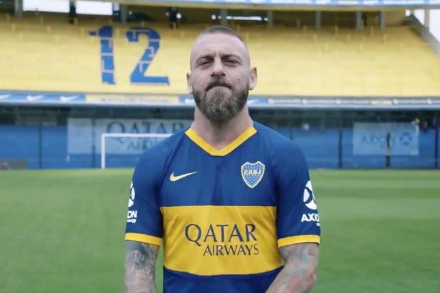 Daniele De Rossi con la maglia del Boca