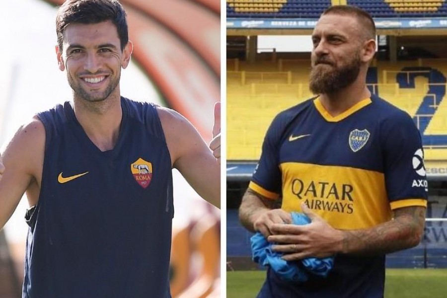 Javier Pastore e Daniele De Rossi, di LaPresse