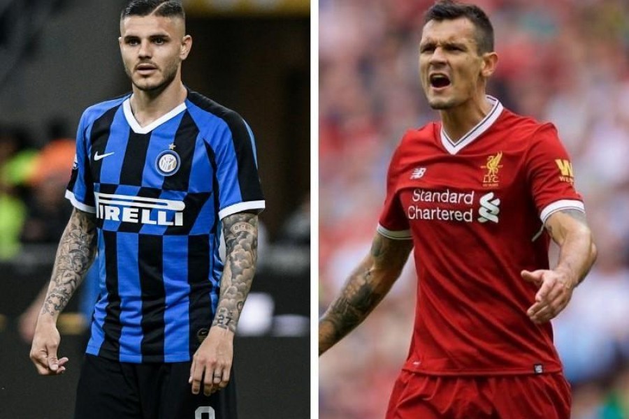 Mauro Icardi e Dejan Lovren