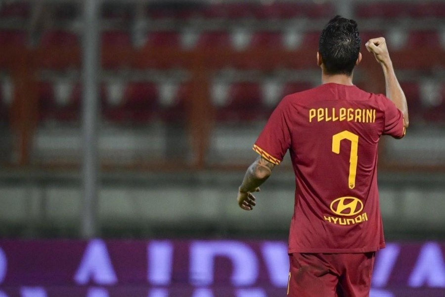 Fiocco rosa per Lorenzo Pellegrini, di LaPresse