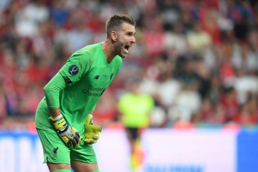 Il secondo portiere del Liverpool Adrian