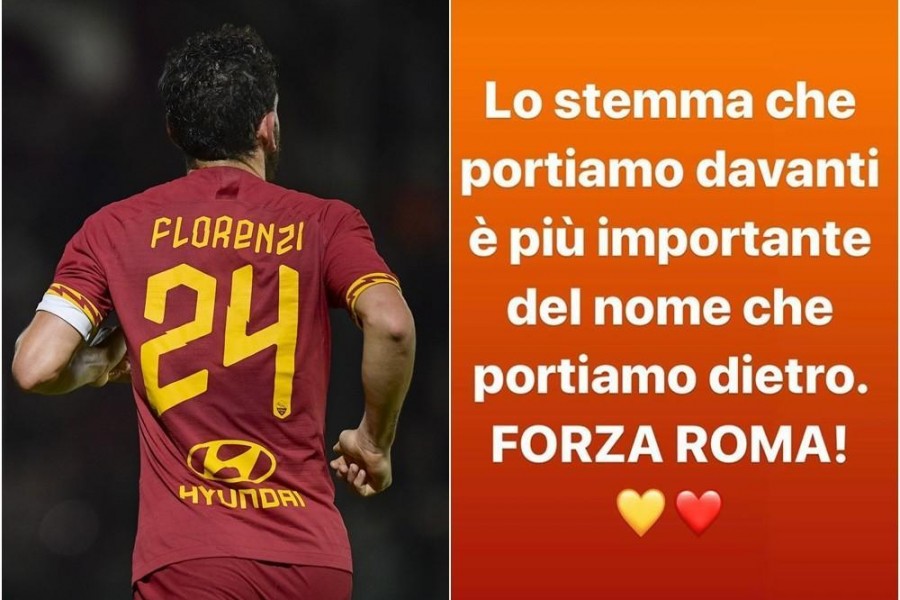 Florenzi e la sua storia su Instagram, di LaPresse