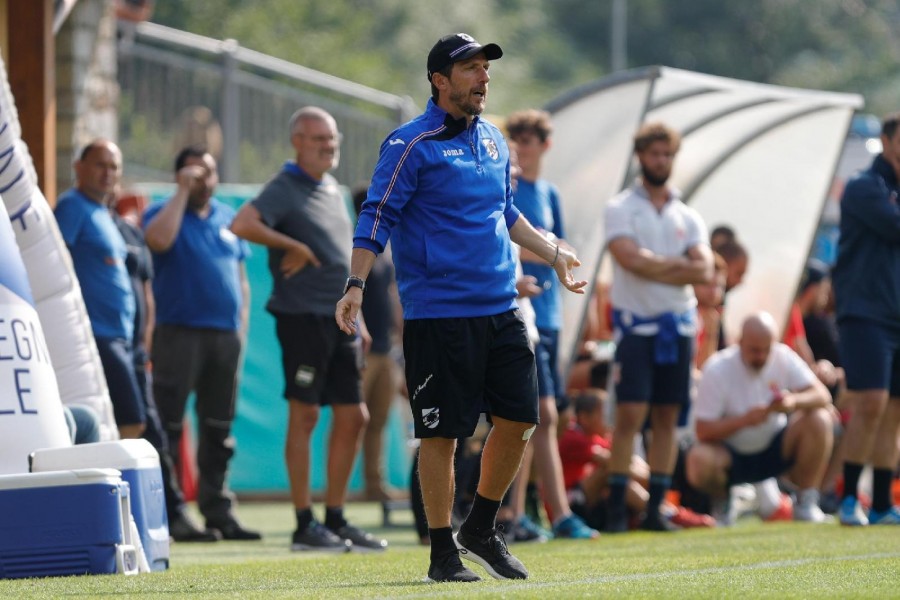 Il tecnico della Sampdoria Eusebio Di Francesco, di LaPresse