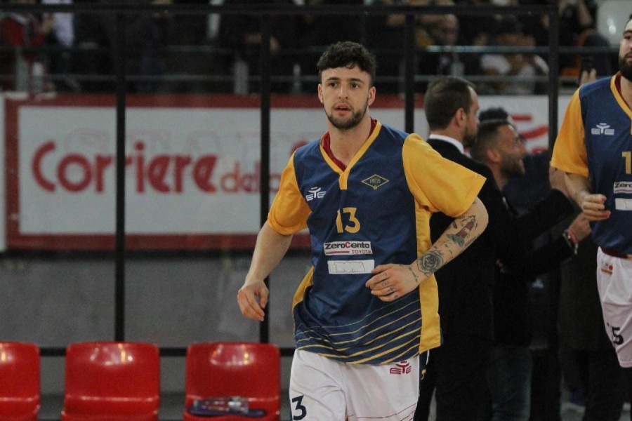 Il playmaker Tommaso Baldasso, cresciuto nella Virturs Bologna