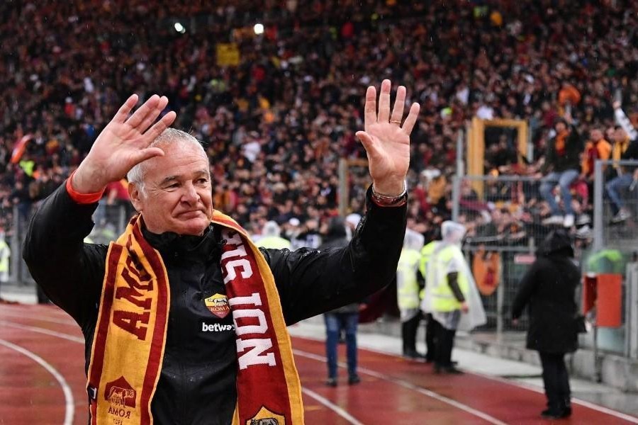 Claudio Ranieri durante la notte di Roma-Parma, di LaPresse