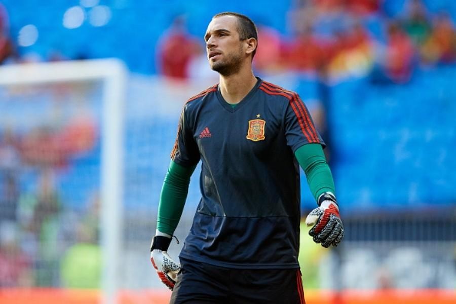 Pau Lopez con la nazionale spagnola