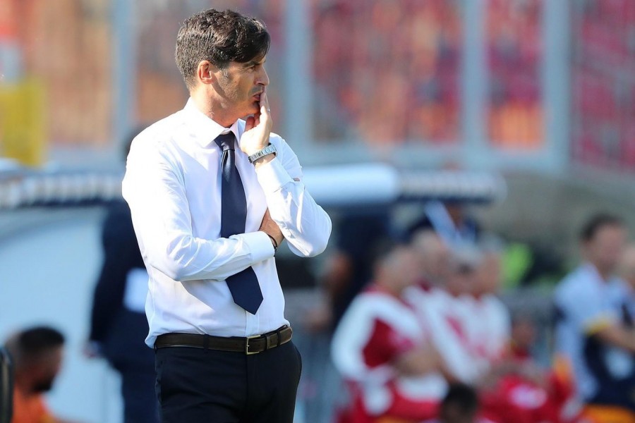 Uomini contati per Paulo Fonseca contro il Cagliari, di LaPresse