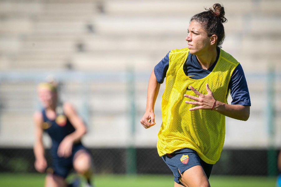 Il capitano delle giallorosse Elisa Bartoli, di LaPresse