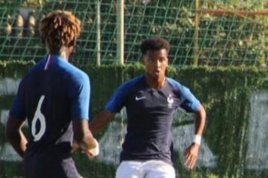 Ruben Providence con la maglia della Francia Under-19