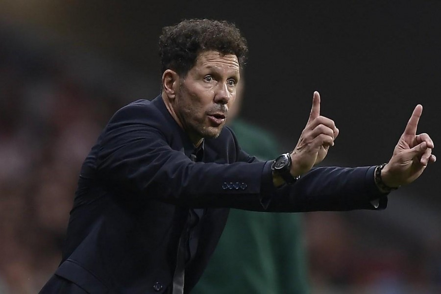 Diego Pablo Simeone, allenatore dell'Atletico, di LaPresse