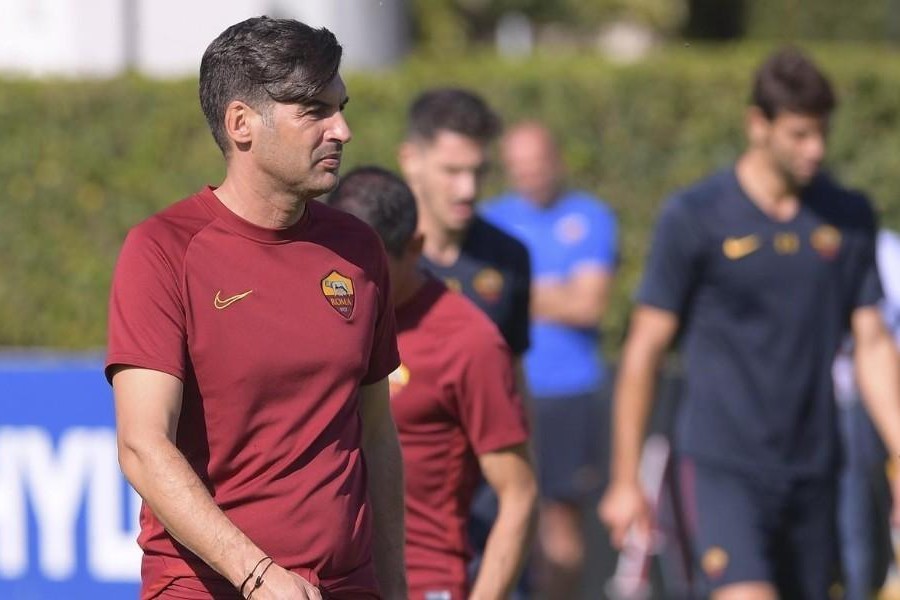 Paulo Fonseca in allenamento, di LaPresse