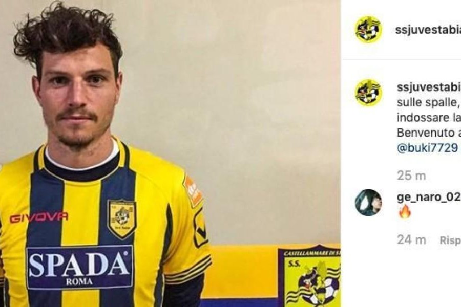 Il post della Juve Stabia con cui è stato presentato Marcel Buchel