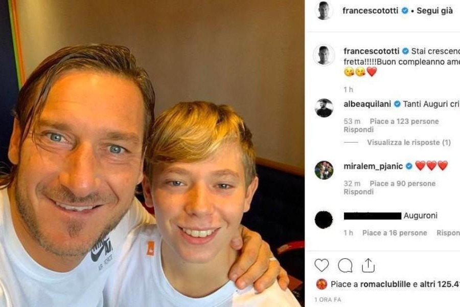 Il post pubblicato da Francesco Totti