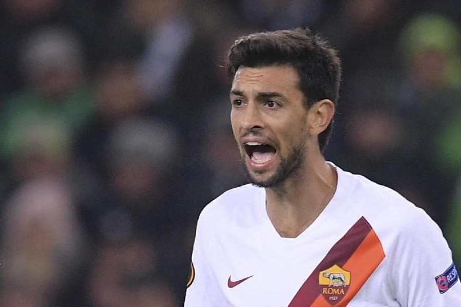 Javier Pastore durante la partita contro il Borussia, di LaPresse