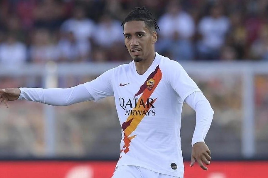 Chris Smalling è stato il migliore in Borussia-Roma, di LaPresse