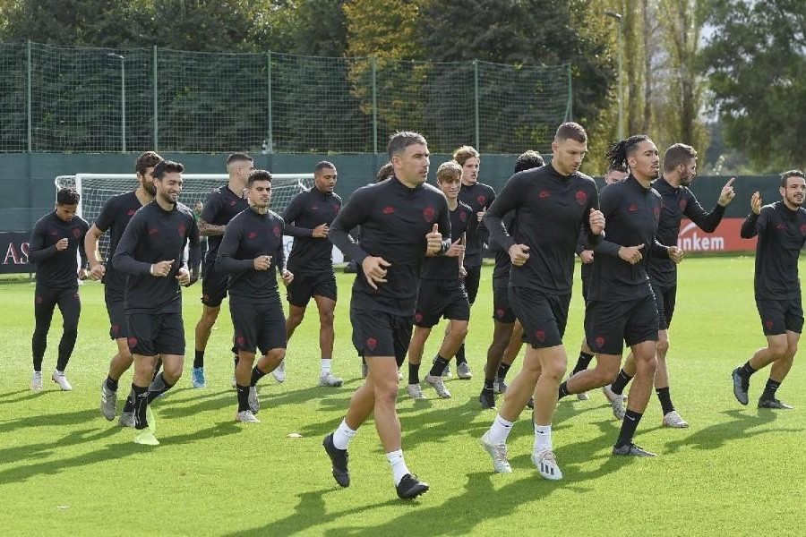 La Roma è volata direttamente a Parma dopo la sfida di Europa League, di LaPresse