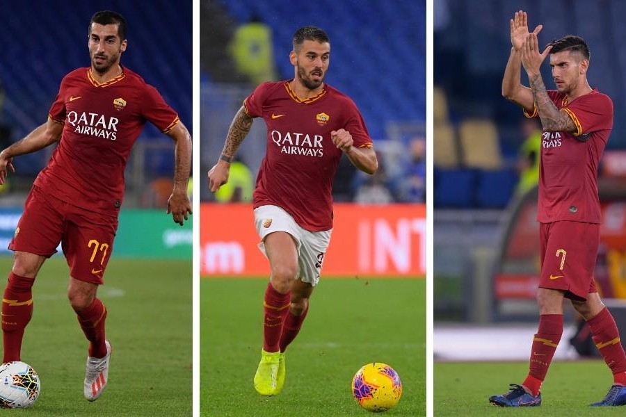 Mkhitaryan, Spinazzola e Pellegrini, di LaPresse