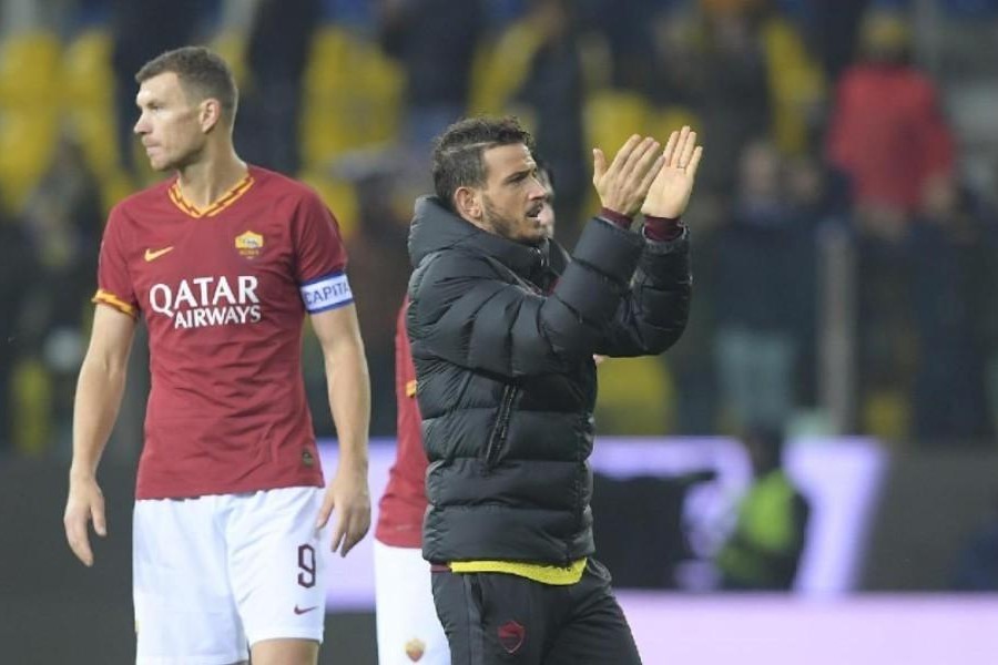 Alessandro Florenzi al termine di Parma-Roma, di LaPresse