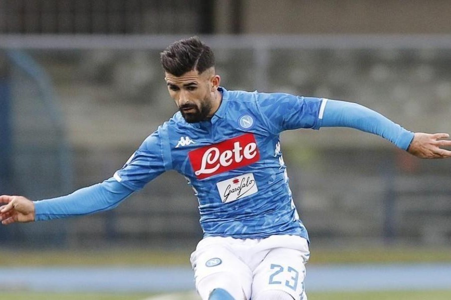 Hysaj con la maglia del Napoli, il suo nome nei mesi scorsi è stato accostato alla Roma, di LaPresse