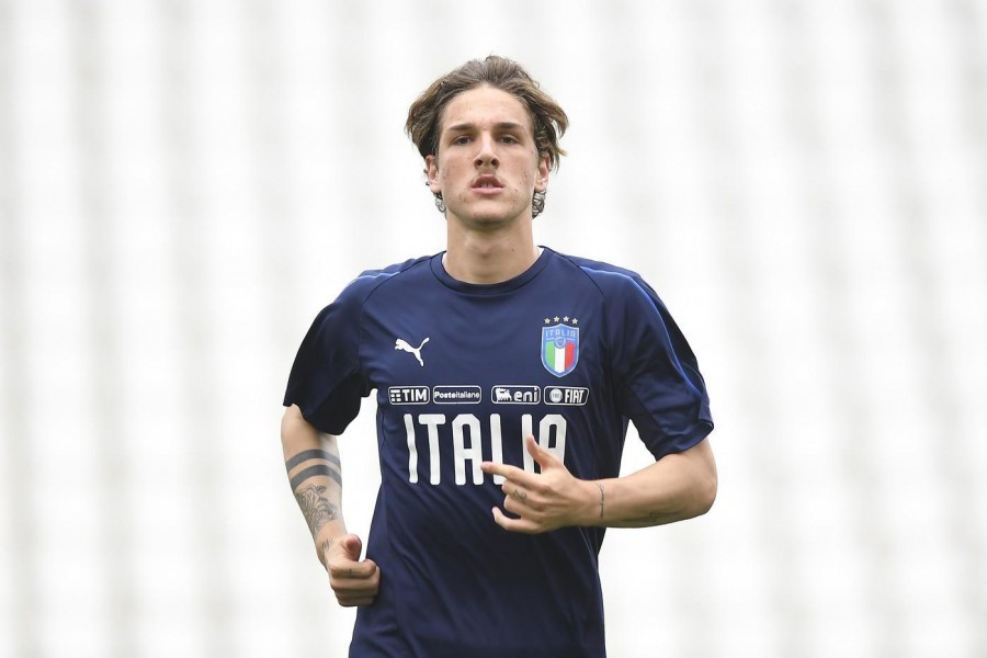 Nicolò Zaniolo in azzurro, di LaPresse