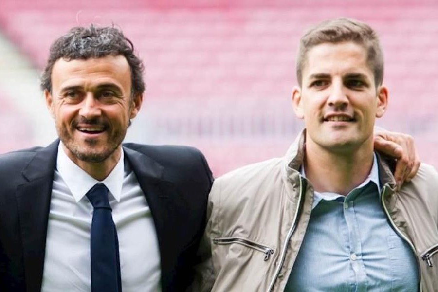 Luis Enrique e Robert Moreno