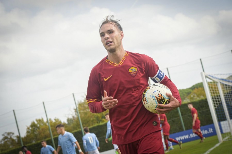 Alessio Riccardi durante il derby, di LaPresse