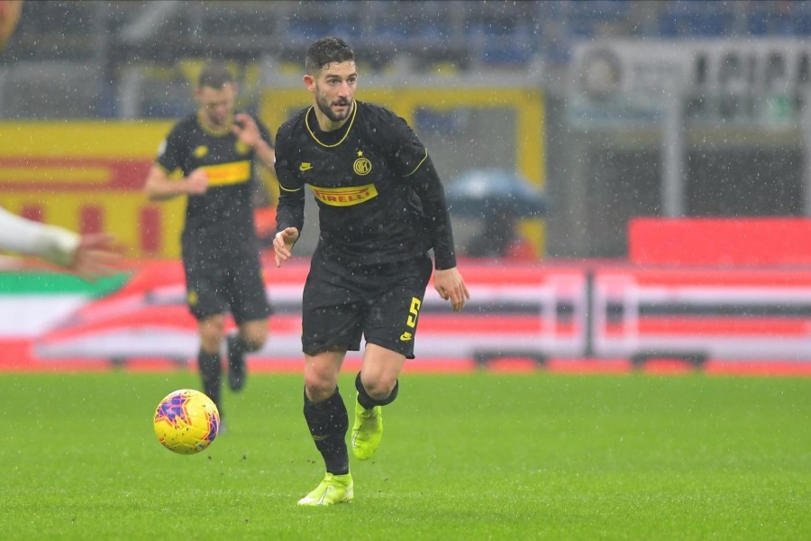 Gagliardini durante Inter-Spal, di LaPresse