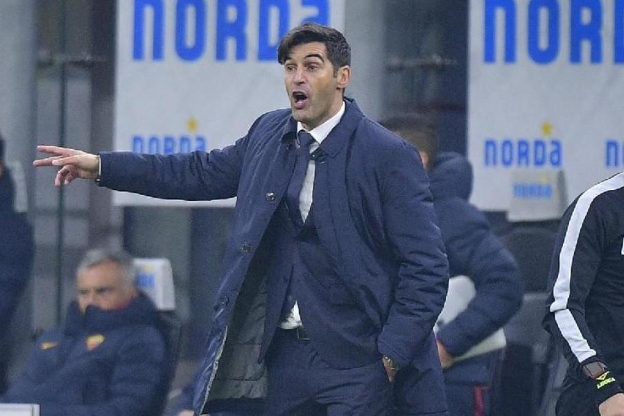 Paulo Fonseca durante Inter-Roma