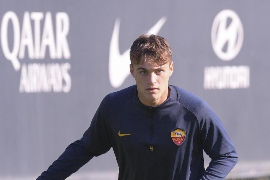 Chierico a Trigoria, di LaPresse