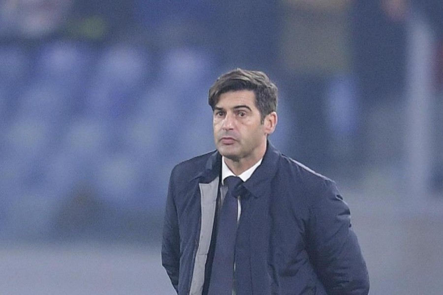 Paulo Fonseca in panchina questa sera, di LaPresse