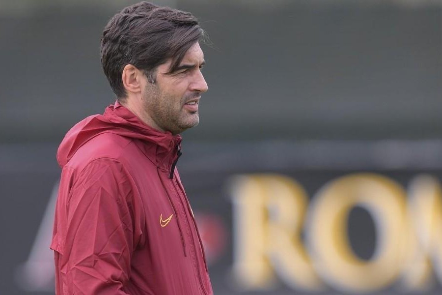 Paulo Fonseca in allenamento, di LaPresse