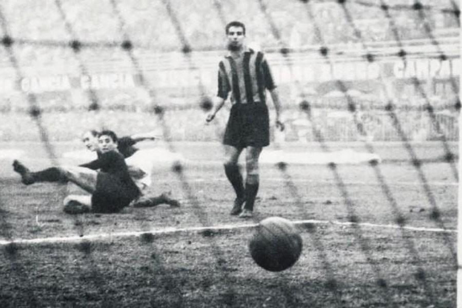 Il gol di Manfredini a San Siro