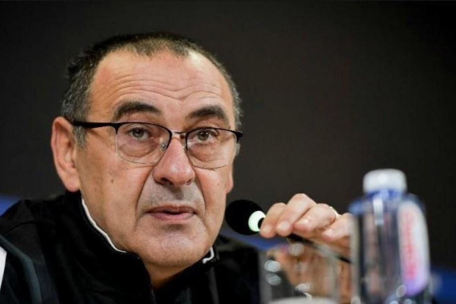 Maurizio Sarri in conferenza